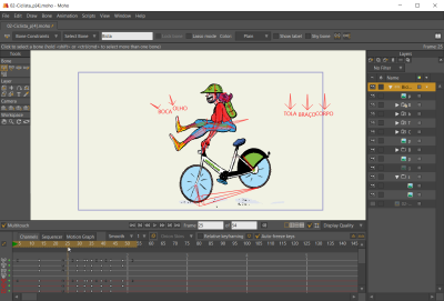 Animação 2D com rig em Moho